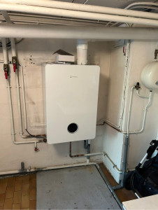 Photo de galerie - Installation chaudière ELM LEBLANC a condensation 