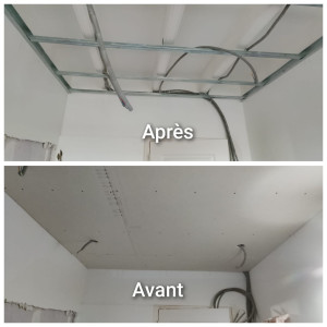 Photo de galerie - Plâtrerie - Murs - Plafonds