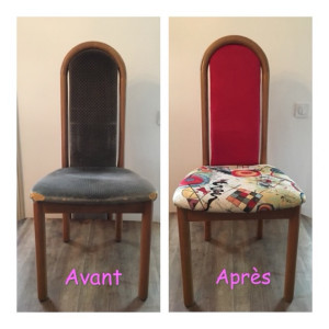 Photo de galerie - Réfection de chaise 