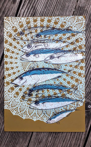 Photo de galerie - Illustration Sérigraphie 4 couleurs. 