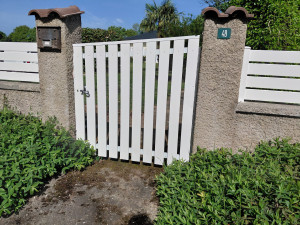 Photo de galerie - Portillon aluminium sur mesure





