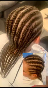 Photo de galerie - Tresses collés sans rajout 