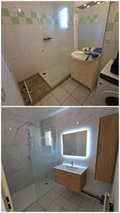 Photo de galerie - Rénovation salle de bain 
