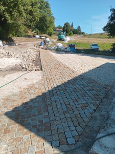 Photo de galerie - Pose de pavé 