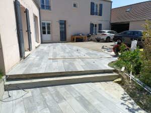 Photo de galerie - Pose de carrelage 