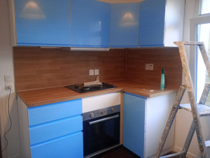 Photo de galerie - Pose cuisine Ikea plomberie et électricité 