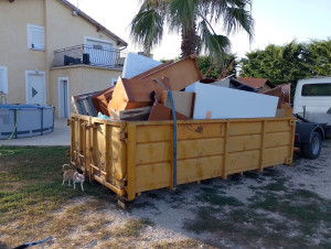 Photo de galerie - éviction de tout vos déchets et gravats 