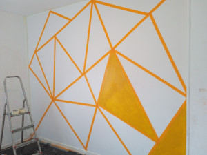 Photo de galerie - Peinture tapisserie 