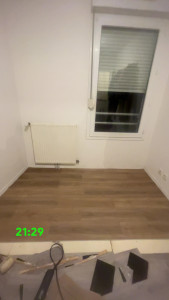 Photo de galerie - Pose parquet 