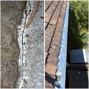 Photo de galerie - Chenaux zinc avec joint de dilatation soudée 