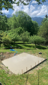 Photo de galerie - Réalisation d’un dallage béton 