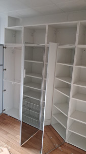 Photo de galerie - Montage dressing IKEA