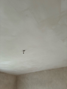 Photo de galerie - Lissage du plafond à Saint Medard chez Mr Alain Boscoul 