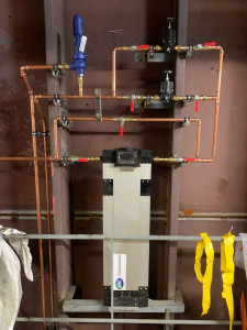 Photo de galerie - Installation d’un déshumidificateur dans un réseau pneumatique.