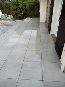 Photo de galerie - Terrasse carrelages céramique 