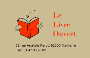 Photo de galerie - Carte de visite pour une libraitie