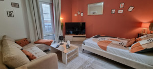 Photo de galerie - Travaux de peinture et aménagement de cette pièce avec décoration réalisée par mes soins.