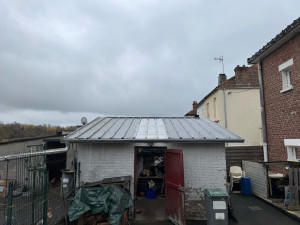 Photo de galerie - Couverture bac acier d’un petit atelier 