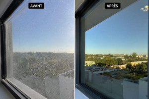 Photo de galerie - Nettoyage professionnel des vitres 
