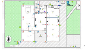 Photo de galerie - Schéma architectural électrique pour une maison 
