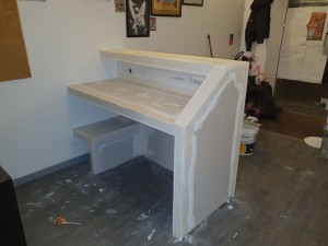 Photo de galerie - Bureau d accueil salon tatoo 