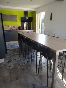 Photo de galerie - Réalisation carrelage cuisine 