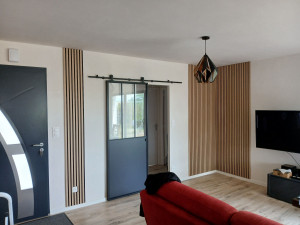 Photo de galerie - Pose tasseaux. 