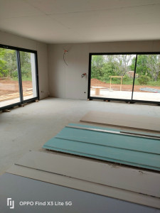 Photo de galerie - Plafond/doublage, d'une maison neuve