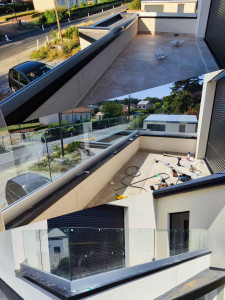 Photo de galerie - Garde corps en verre 