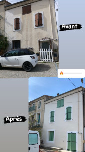 Photo de galerie - Voici une façade du cliente très satisfaite 