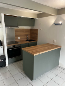 Photo de galerie - Installation d’une cuisine en espace restreint 