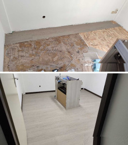 Photo de galerie - Pose de parquet - Revêtement de sol