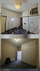 Photo de galerie - Remplacement de tapisseries.