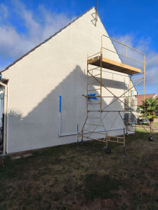 Photo de galerie - Ravalement pignon fini 