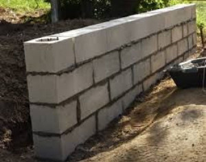 Photo de galerie - Création d'un petit muret 