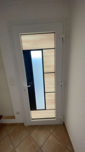 Photo de galerie - Porte entrée réalise chez un client en rénovation  