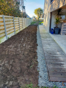 Photo de galerie - Rendu fini avant travail de pelouse