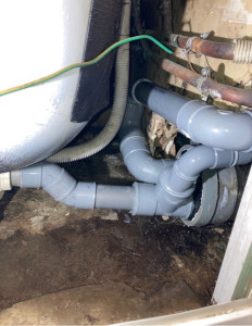 Photo de galerie - Réparation raccordement réseau eaux usées 