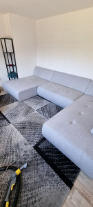 Photo de galerie - Prestation de nettoyage tissu d'ameublement (canapé, fauteuil, banquette, matelas, tapis, moquette...)