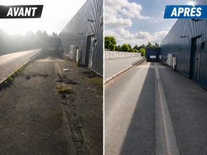 Photo de galerie - Entretien zone de dépôt magazin 