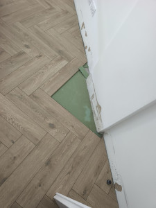 Photo de galerie - Pose parquet bâton rompu