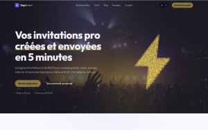 Photo de galerie - ZapEvent, un logiciel pour gérer les invitations d'un événement professionnel : envoi des invitations, réponses des invités et relances au même endroit