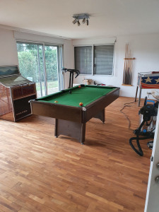 Photo de galerie - Pose de parquet en teck