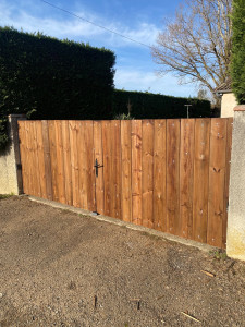 Photo de galerie - Remise en état d'un portail.