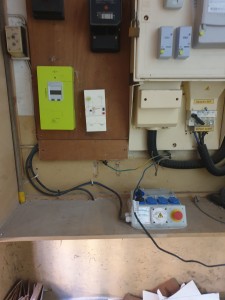 Photo de galerie - Pause de coffret de chantier