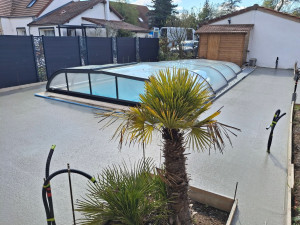 Photo de galerie - Dallage tour de piscine 