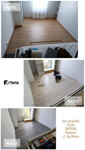 Photo de galerie - Pose de parquet - Revêtement de sol