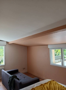 Photo de galerie - Peinture d'une chambre 2 teintes 