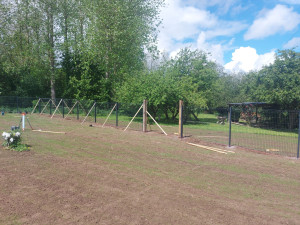 Photo de galerie - Installation clôture rigide 