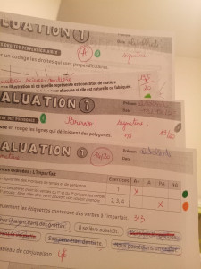 Photo de galerie - Le suivi et l’évaluation du travail scolaire de l'un de mes élèves, montrant de bons résultats et des retours pédagogiques positif